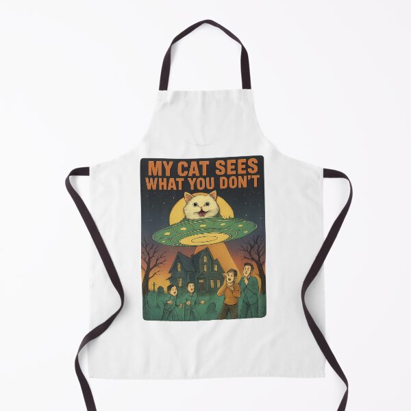 Item preview, hallowen horror ufo cat T-shirt designed and sold by PromisedFuturee.