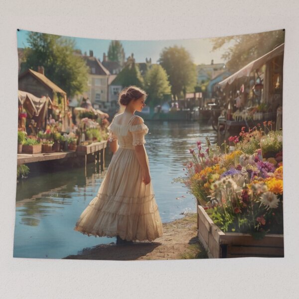 Item preview, Whispers of Blooms by the Canal designed and sold by BlareBlare.