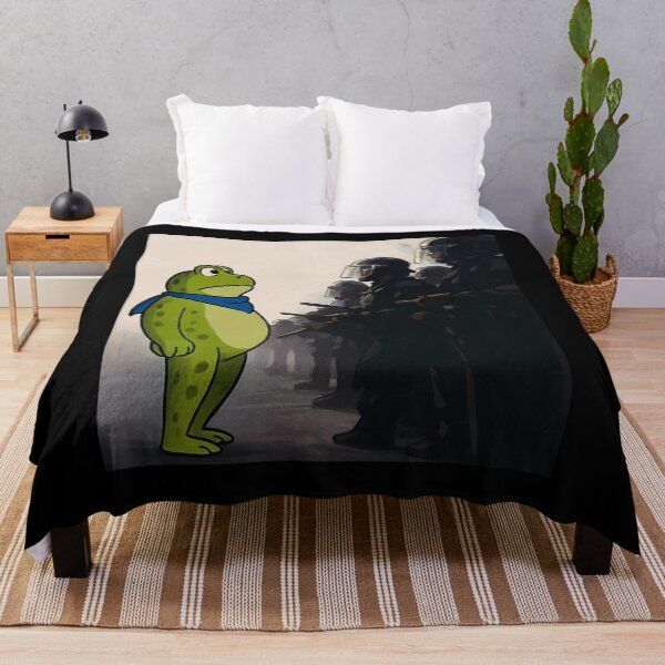 Item preview, Portland Frog Protest - Resist Portland Frog - I Stand With Frog, Anti Trump Anti Fascism designed and sold by covuyed.