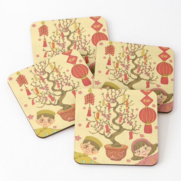 Item preview, Lunar New Year with Peach Blossom designed and sold by RosalinesEyes.