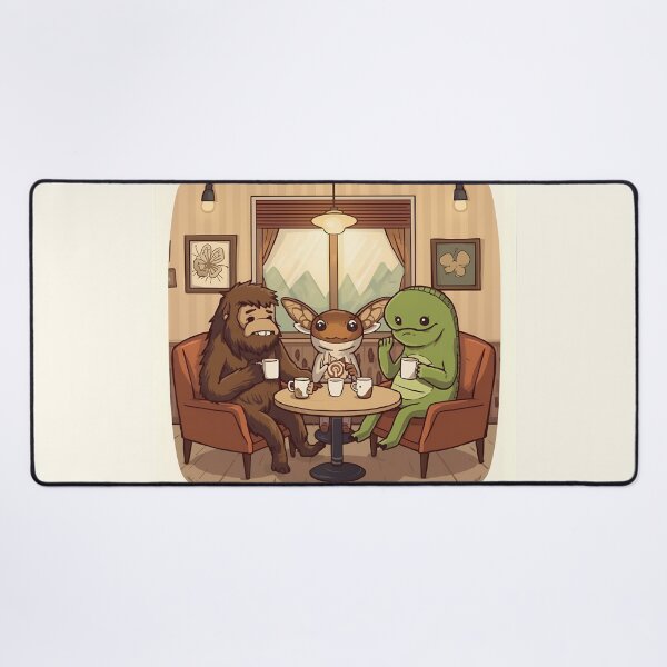 Item preview, Cryptid Coffee Hangout Cartoon designed and sold by ChicTrendz.