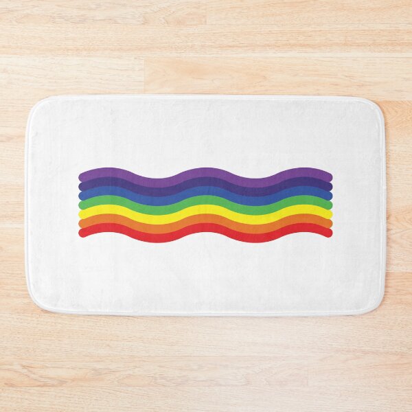 Item preview, wavy rainbow designed and sold by BlushyPrint.