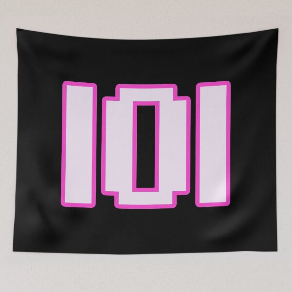 Item preview, l0l, 8-bit Pixel pink outline designed and sold by Memes N Lore .