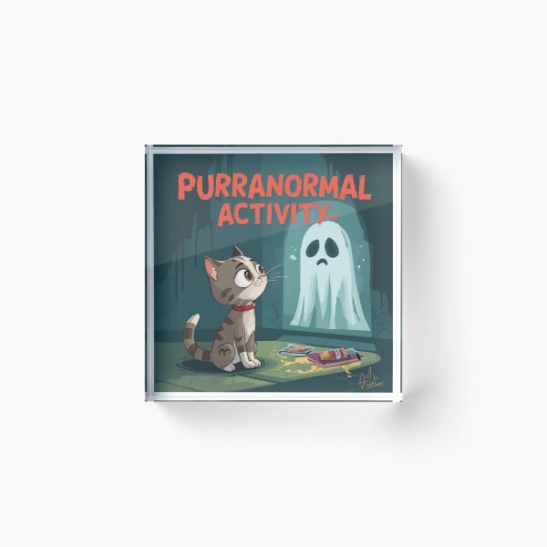 Item preview, Purranormal Activity designed and sold by PetJoyPrintsCO.