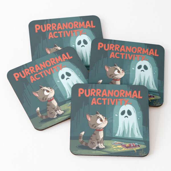 Item preview, Purranormal Activity designed and sold by PetJoyPrintsCO.