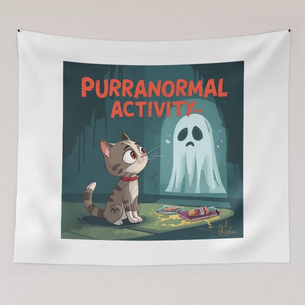 Item preview, Purranormal Activity designed and sold by PetJoyPrintsCO.