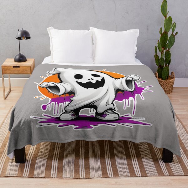 Item preview, Cool Ghost - Urban Halloween Street Art Style designed and sold by JaaGo PopLab.