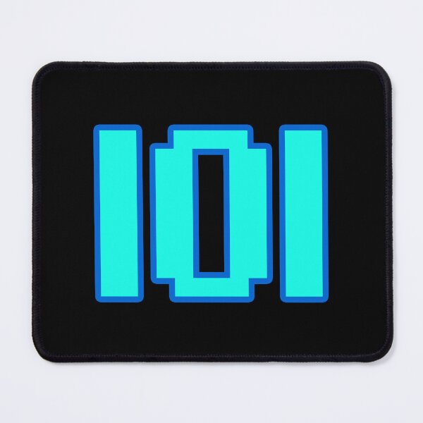Item preview, l0l, 8-bit Pixel blue outline designed and sold by Memes N Lore .