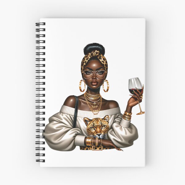 Item preview, Black Girl Magic – Luxury Fashion Portrait designed and sold by Lulunza.