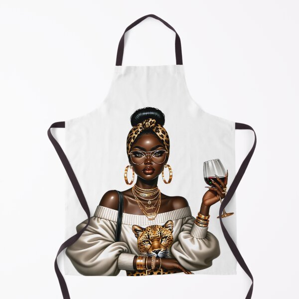 Item preview, Black Girl Magic – Luxury Fashion Portrait designed and sold by Lulunza.