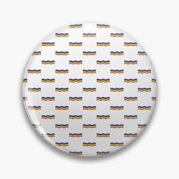 Item preview, wavy rainbow pattern designed and sold by BlushyPrint.