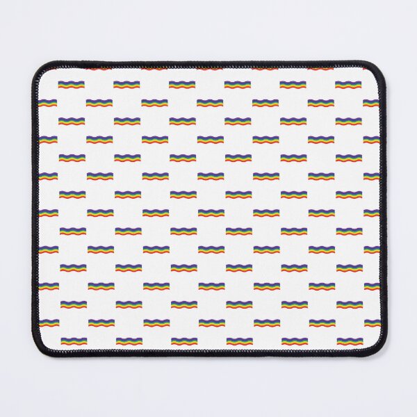 Item preview, wavy rainbow pattern designed and sold by BlushyPrint.
