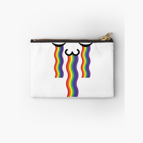 Item preview, Cute kawaii uwu rainbow crying face designed and sold by BlushyPrint.