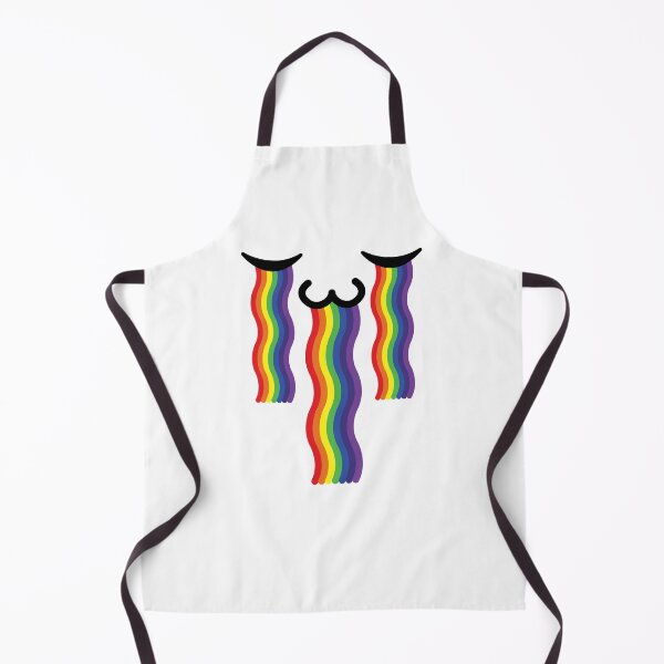 Item preview, Cute kawaii uwu rainbow crying face designed and sold by BlushyPrint.