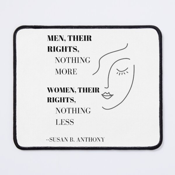 Item preview, Women's Equality Susan B. Anthony Quote designed and sold by Estelle Printworks.