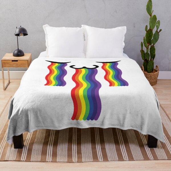 Item preview, Cute kawaii uwu rainbow crying face designed and sold by BlushyPrint.