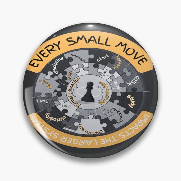 Item preview, Every Small Move — Puzzle Pawn System designed and sold by PawnShiftGoods.