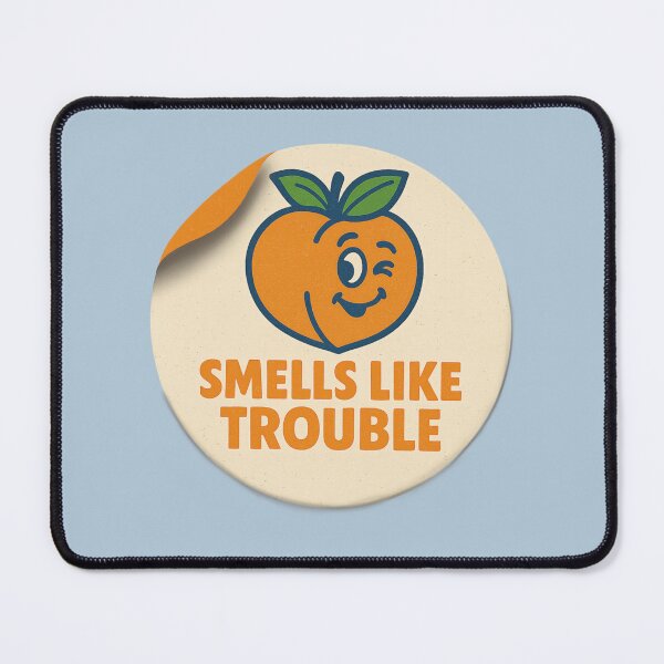 Item preview, Smells Like Trouble Scratch & Sniff 80’s inspired retro vintage design  designed and sold by Chrischavers.