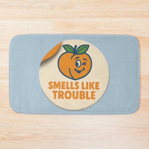 Item preview, Smells Like Trouble Scratch & Sniff 80’s inspired retro vintage design  designed and sold by Chrischavers.