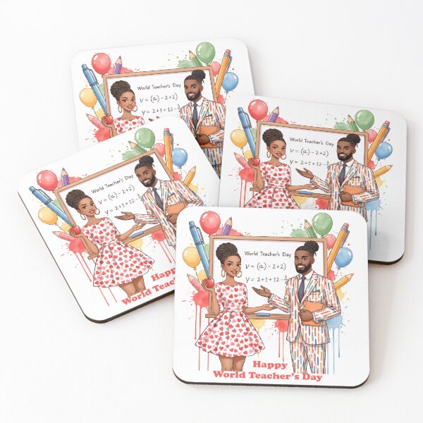 Item preview, Romantic Teacher Couple Art – World Teacher’s Day Love Illustration designed and sold by LoveMatchShop.