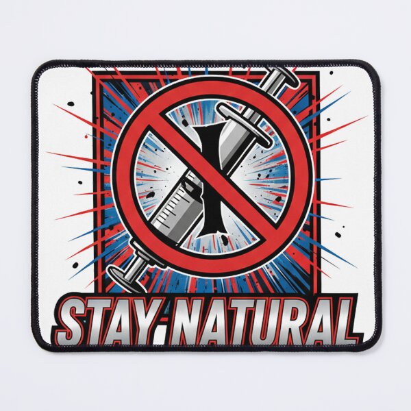 Item preview, Stay Natural: No Steroids, Just Real Results. designed and sold by ZXSTORE.