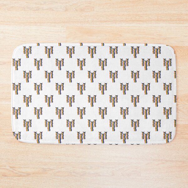 Item preview, Cute kawaii uwu rainbow crying face pattern designed and sold by BlushyPrint.