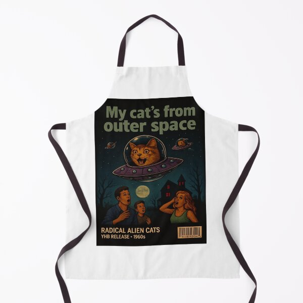 Item preview, hallowen horror ufo cat T-shirt designed and sold by PromisedFuturee.