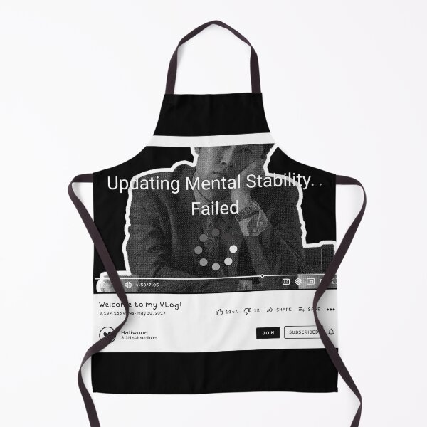 Item preview, Updating Mental Stability Failed — Relatable Glitch Humor Quote designed and sold by RetroFlow Designs..