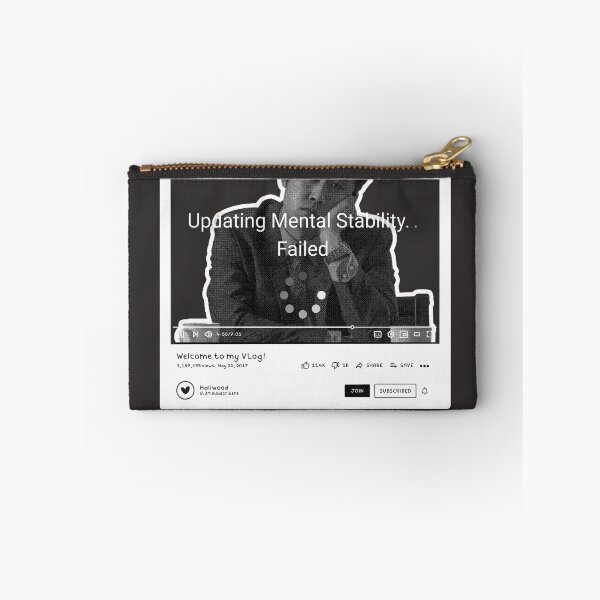 Item preview, Updating Mental Stability Failed — Relatable Glitch Humor Quote designed and sold by RetroFlow Designs..