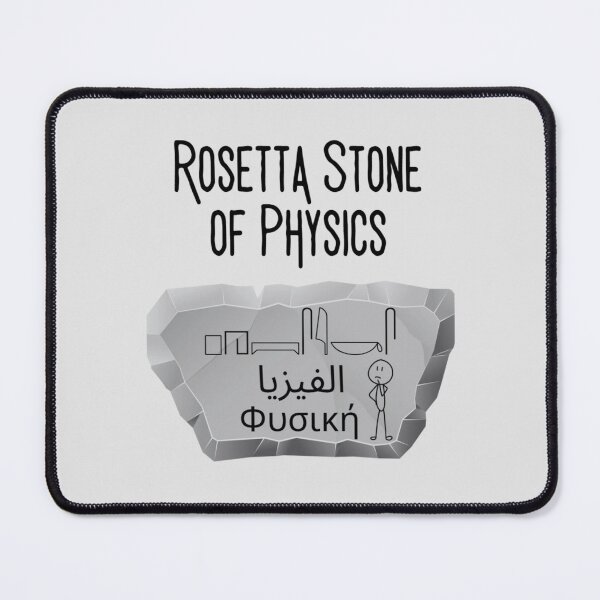 Item preview, The Amusing Rosette Stone of Physics. designed and sold by MPC-Mince-Pies.