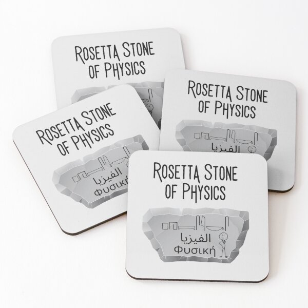 Item preview, The Amusing Rosette Stone of Physics. designed and sold by MPC-Mince-Pies.