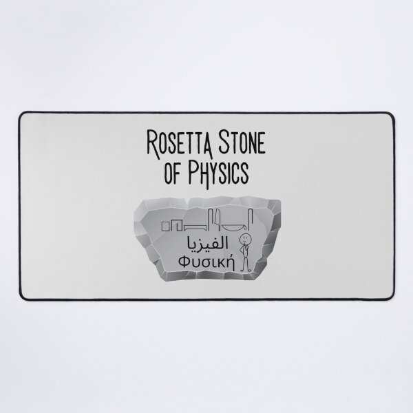 Item preview, The Amusing Rosette Stone of Physics. designed and sold by MPC-Mince-Pies.