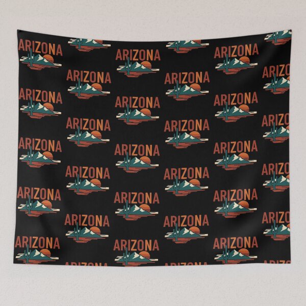 Item preview, Arizona Desert Aesthetic – Vintage Sunset Cactus Landscape Typography Design designed and sold by ML-Media.