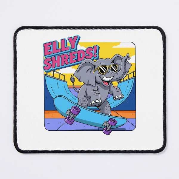 Item preview, Elly Shreds Elephant Skater Fun designed and sold by k3rstman1.