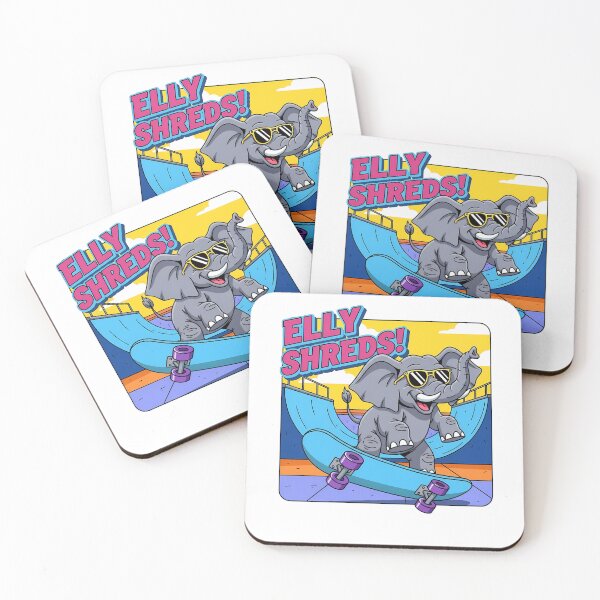 Item preview, Elly Shreds Elephant Skater Fun designed and sold by k3rstman1.