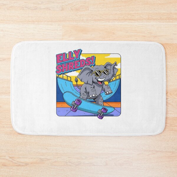 Item preview, Elly Shreds Elephant Skater Fun designed and sold by k3rstman1.
