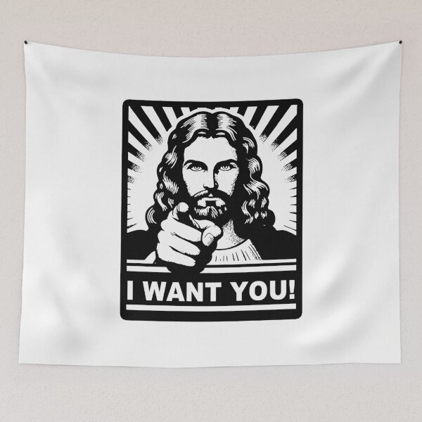 Item preview, I Want You; Jesus Christ; Son of God; designed and sold by StickerApe.