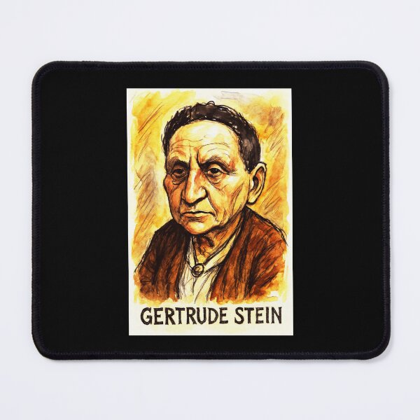 Artikelvorschau, Karikatur einer modernistischen Dichterin von Gertrude Stein entworfen und verkauft von Sarcastic designs.