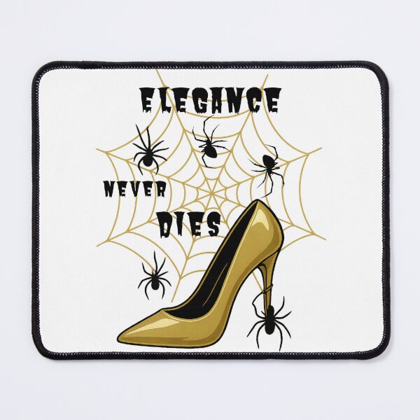 Item preview, Golden high heel with spider web – elegance meets Halloween Gothic style designed and sold by ParaSiempreS.