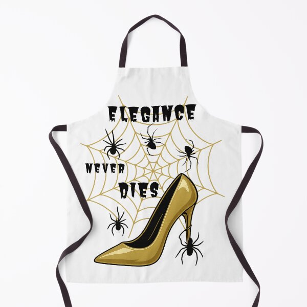 Item preview, Golden high heel with spider web – elegance meets Halloween Gothic style designed and sold by ParaSiempreS.