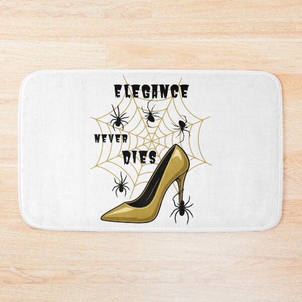 Item preview, Golden high heel with spider web – elegance meets Halloween Gothic style designed and sold by ParaSiempreS.