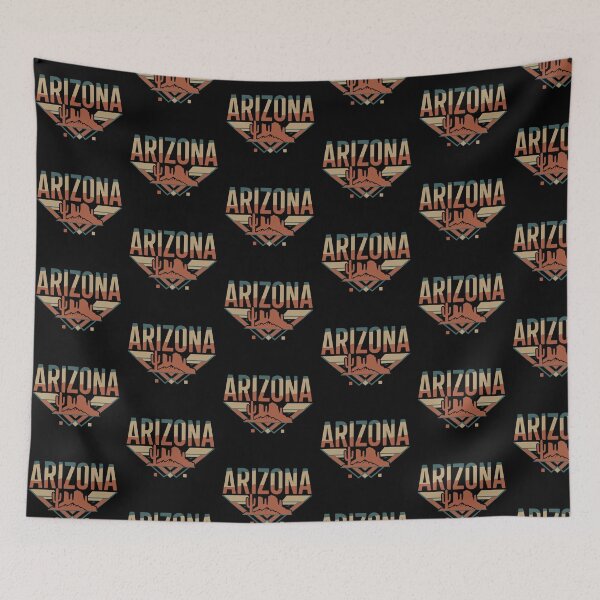 Item preview, Arizona Desert Aesthetic – Vintage Sunset Cactus Landscape Typography Design designed and sold by ML-Media.