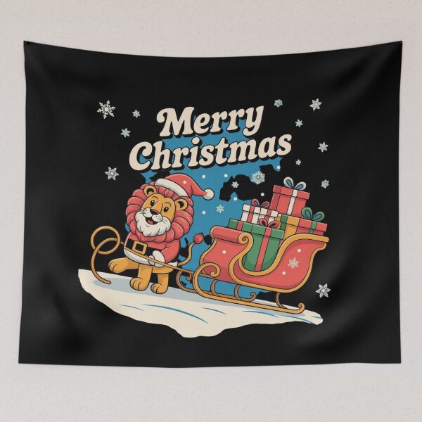Item preview, Merry Christmas - Lion designed and sold by ALL ART .