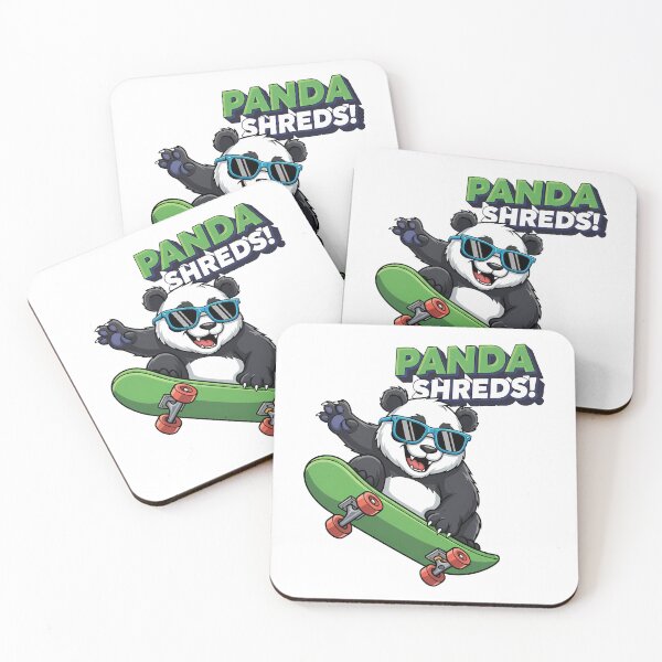 Item preview, Panda Skateboard Shreds Cool Animal designed and sold by k3rstman1.