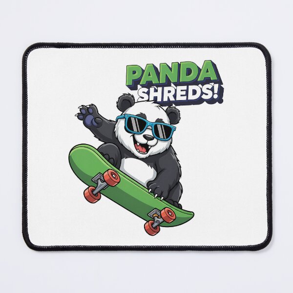 Item preview, Panda Skateboard Shreds Cool Animal designed and sold by k3rstman1.