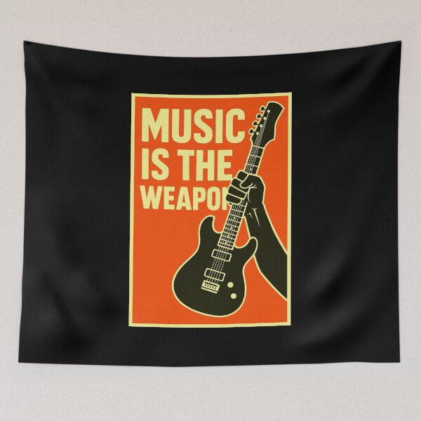 Item preview, Music Is the Weapon Power of Sound designed and sold by Sarcastic designs.