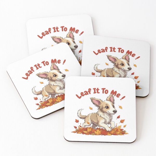 Item preview, Leaf It To Me Borzoi Dog Running in Fall Leaves Cute Autumn designed and sold by The Real Life Symphony.