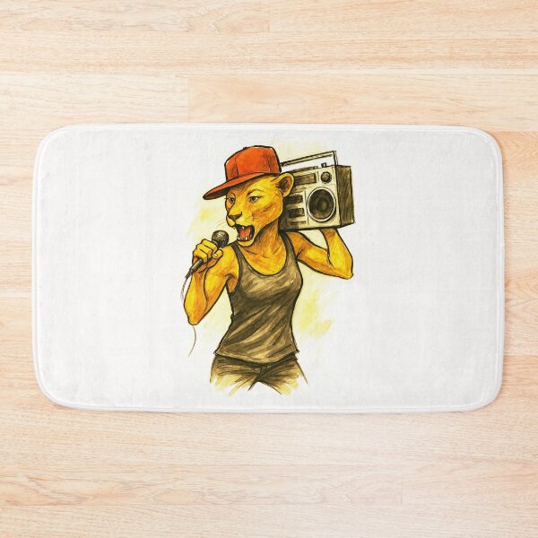 Item preview, Boombox Lioness - Old School Hip Hop King designed and sold by Sarcastic designs.