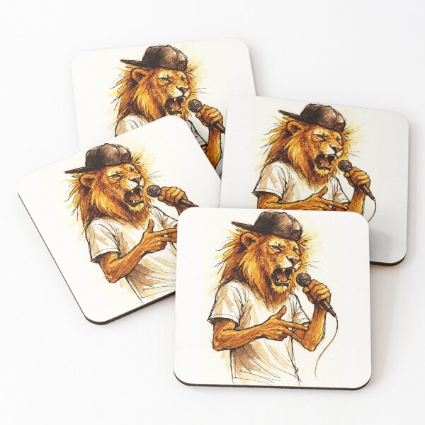 Item preview, Freestyle Lion – Roar of the Mic designed and sold by Sarcastic designs.