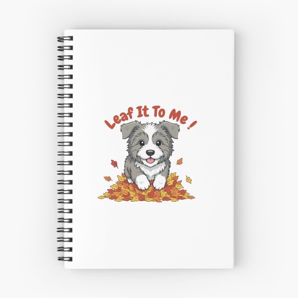 Item preview, Leaf It To Me Bearded Collie Dog Running in Fall Leaves Cute Autumn designed and sold by The Real Life Symphony.